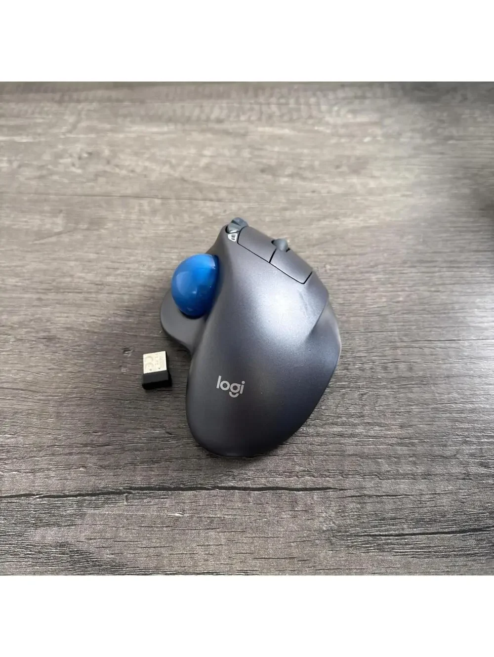 LOGITECH M570 WIRELESS TRACKBALL BLUETOOTH MOUSE - Works! WITH DONGLE